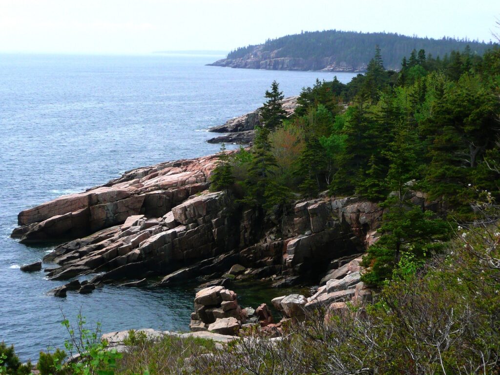 Acadia national park in maine