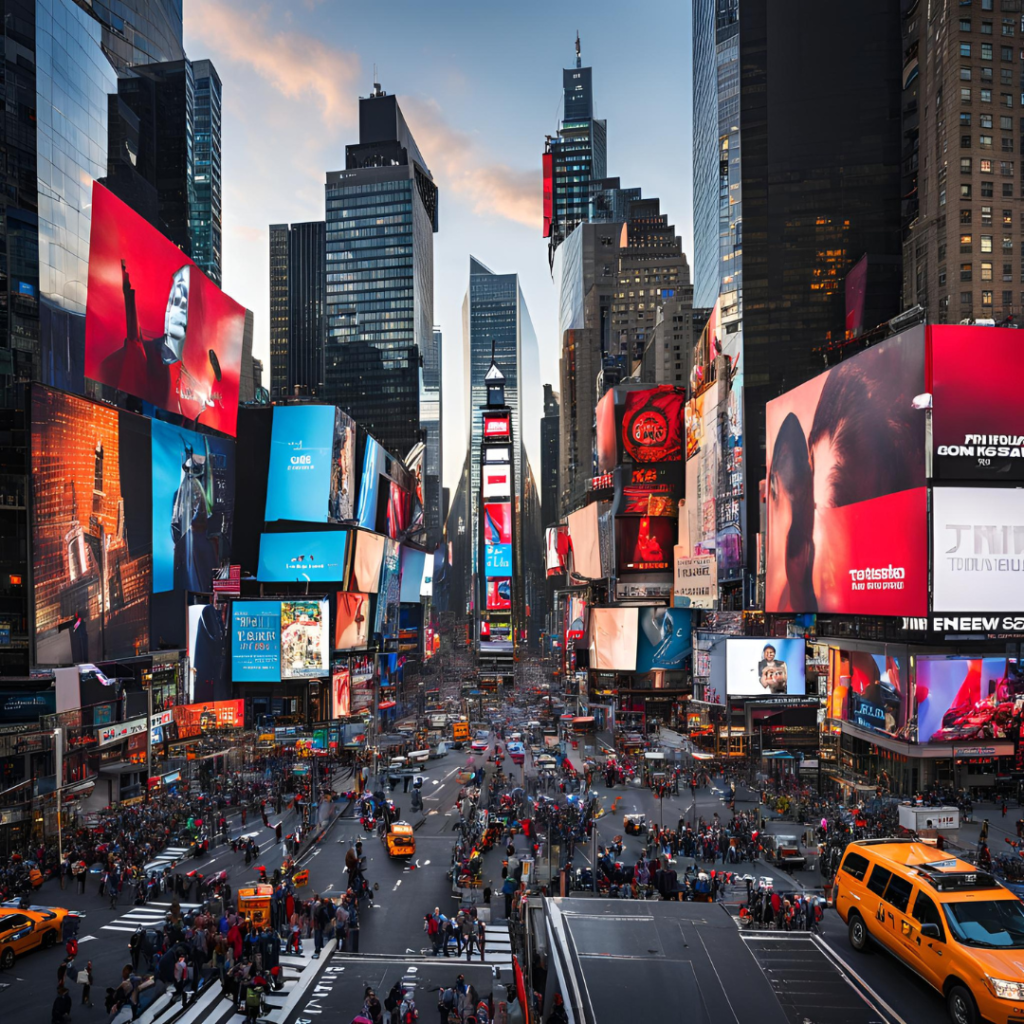 christmas in new york, times square