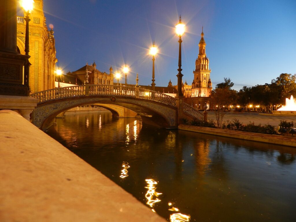 seville at night